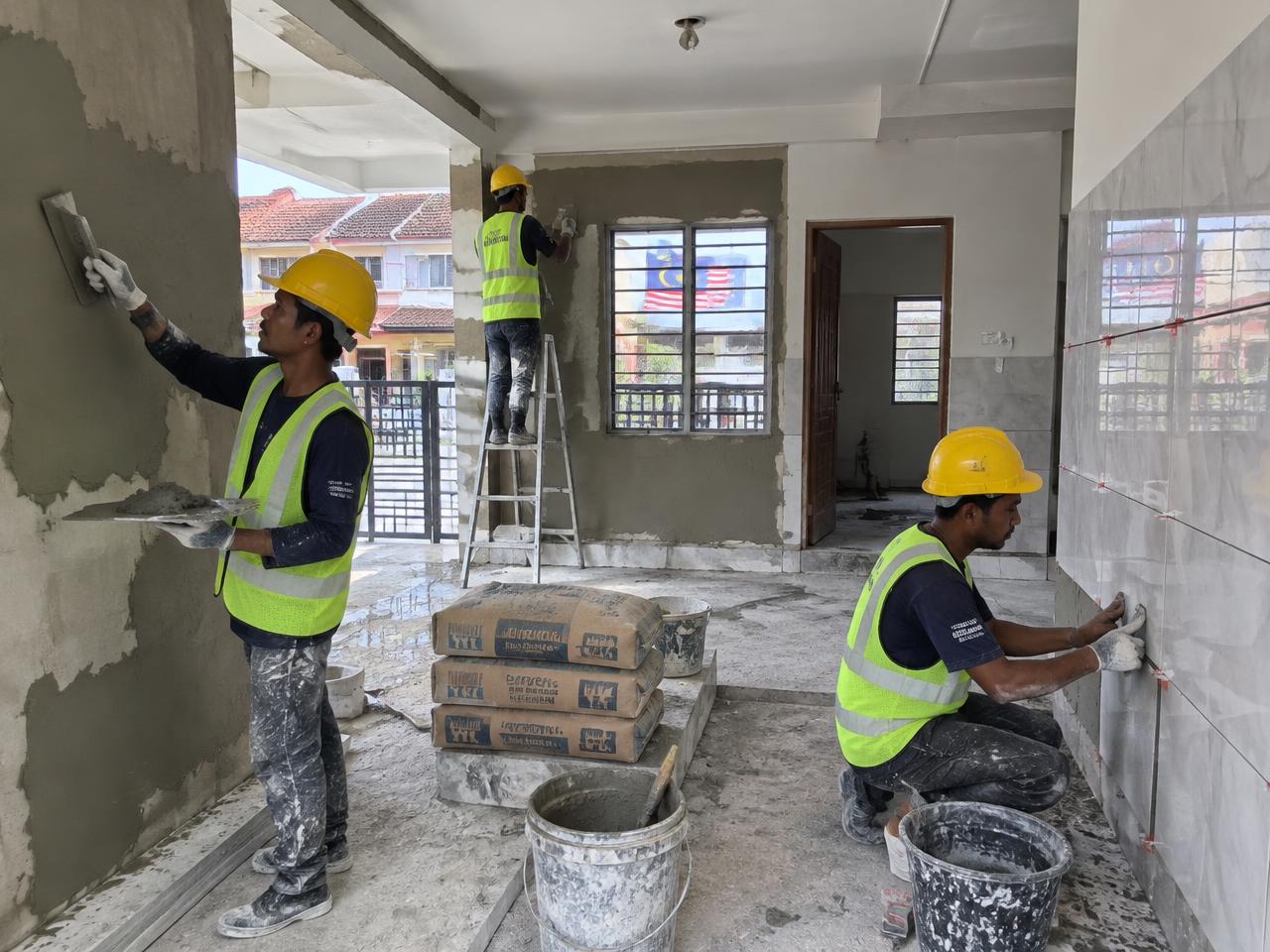 Kerja Bangunan Pengubahsuaian B28