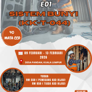 📣𝗞𝗨𝗥𝗦𝗨𝗦 𝗧𝗔𝗠𝗕𝗔𝗛 𝗞𝗢𝗗 𝗕𝗜𝗗𝗔𝗡𝗚 𝗦𝗜𝗦𝗧𝗘𝗠 𝗕𝗨𝗡𝗬𝗜 (𝗘𝟬𝟭)𝟗 𝐅𝐄𝐁𝐑𝐔𝐀𝐑𝐈 - 𝟏𝟑 𝐅𝐄𝐁𝐑𝐔𝐀𝐑𝐈 𝟐𝟎𝟐𝟔 (𝟰𝟬 𝗠𝗔𝗧𝗔 𝗖𝗖𝗗)📣