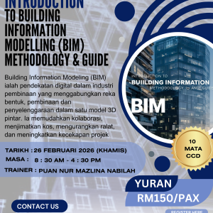 𝙄𝙉𝙏𝙍𝙊𝘿𝙐𝘾𝙏𝙄𝙊𝙉 𝙏𝙊 𝘽𝙐𝙄𝙇𝘿𝙄𝙉𝙂 𝙄𝙉𝙁𝙊𝙍𝙈𝘼𝙏𝙄𝙊𝙉 𝙈𝙊𝘿𝙀𝙇𝙇𝙄𝙉𝙂 (𝘽𝙄𝙈) 𝙈𝙀𝙏𝙃𝙊𝘿𝙊𝙇𝙊𝙂𝙔 & 𝙂𝙐𝙄𝘿𝙀 (𝟏𝟎 𝐌𝐚𝐭𝐚 𝐂𝐂𝐃) - 𝟐𝟔 𝐅𝐞𝐛𝐫𝐮𝐚𝐫𝐢 𝟐𝟎𝟐𝟔