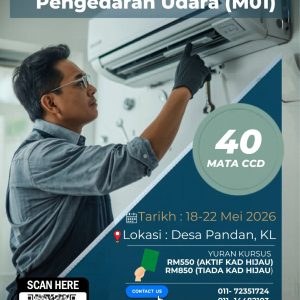 📣𝗞𝗨𝗥𝗦𝗨𝗦 𝗧𝗔𝗠𝗕𝗔𝗛 𝗞𝗢𝗗 𝗕𝗜𝗗𝗔𝗡𝗚 𝐒𝐈𝐒𝐓𝐄𝐌 𝐏𝐄𝐍𝐘𝐀𝐌𝐀𝐍 𝐔𝐃𝐀𝐑𝐀 & 𝐏𝐄𝐍𝐆𝐄𝐃𝐀𝐑𝐀𝐍 𝐔𝐃𝐀𝐑𝐀 (𝐌𝟎𝟏) 18 MEI - 22 MEI 𝟐𝟎𝟐𝟔 (𝟰𝟬 𝗠𝗔𝗧𝗔 𝗖𝗖𝗗)