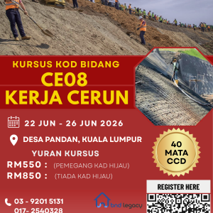 📣𝐊𝐔𝐑𝐒𝐔𝐒 𝐓𝐀𝐌𝐁𝐀𝐇 𝐊𝐎𝐃 𝐁𝐈𝐃𝐀𝐍𝐆 - 𝐊𝐄𝐑𝐉𝐀 𝐂𝐄𝐑𝐔𝐍 (𝐂𝐄𝟎𝟖) - 22 - 26 JUN 2026 (𝟒𝟎 𝐌𝐀𝐓𝐀 𝐂𝐂𝐃) 📣